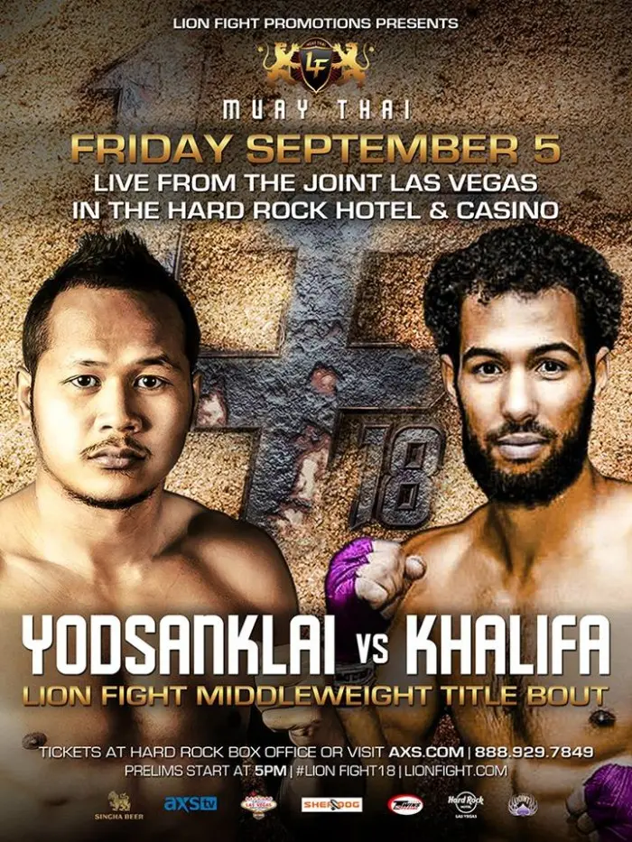 Lion Fight 18 poster