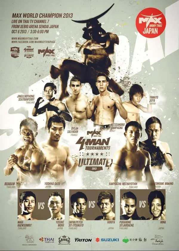 Max Muay Thai Japan poster