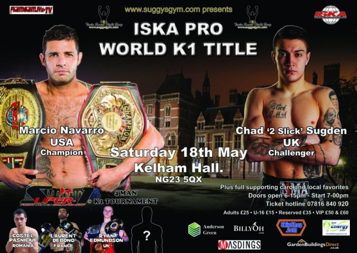 ISKA Pro World K1 Title poster