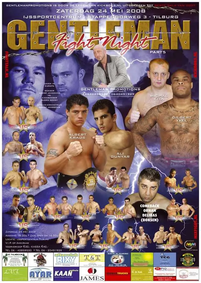 Gentleman Fight Night part 5 poster