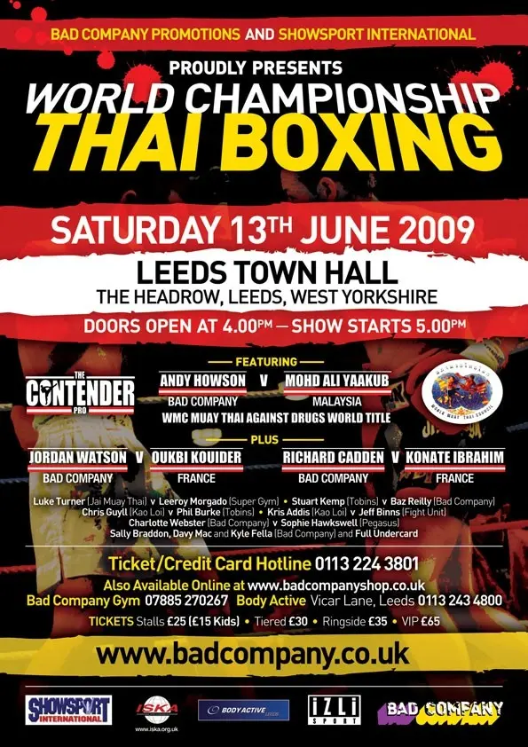 World Championship Thai Boxing poster