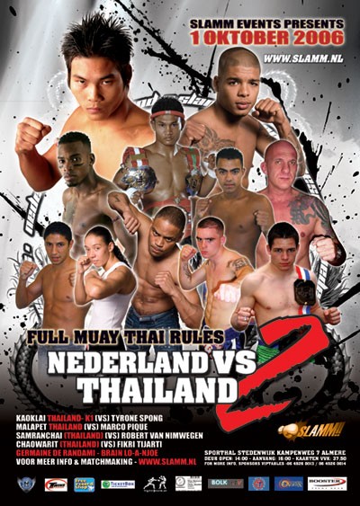 Slamm!!: Nederland VS Thail… poster