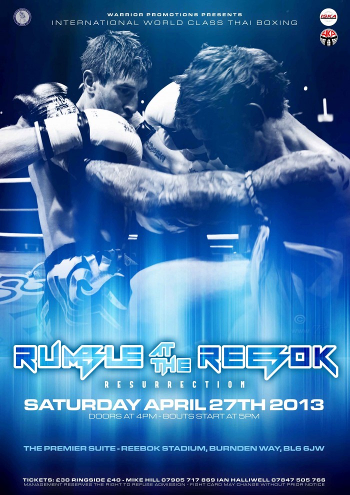 Rumble at the Reebok: RESURRECTION poster