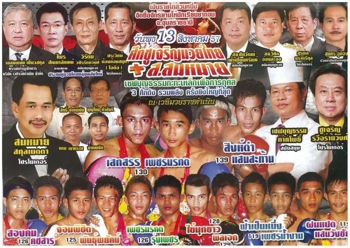 Chujaroenmuaythai (Rajadamnern) poster