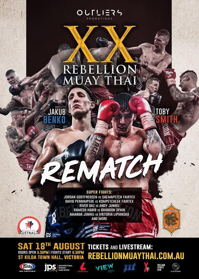 Rebellion Muay Thai XX poster