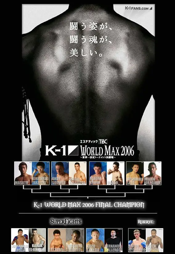 K-1 World Max 2006 - Final poster