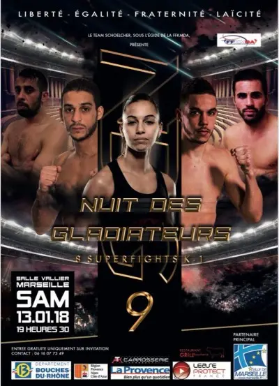Nuit Des Gladiateurs 9 poster