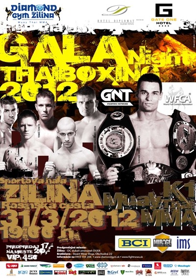 Gala Night Thaiboxing 2012 poster