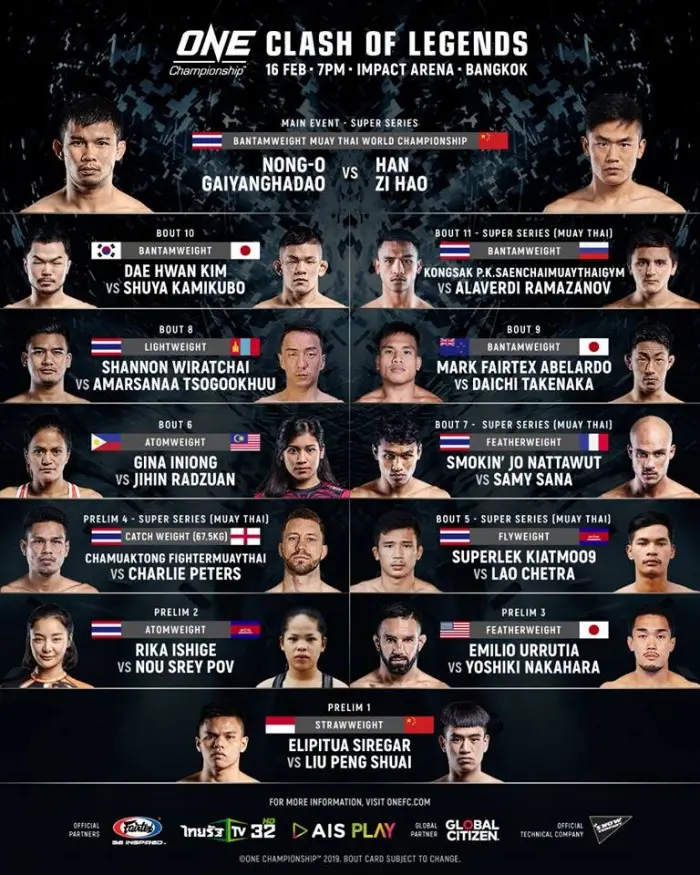 ONE - Clash Of Legends poster