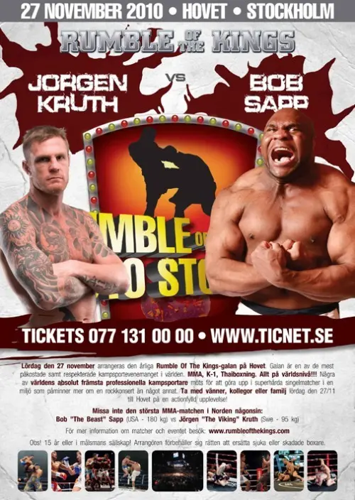 Rumble of the Kings: Kruth Vs Sapp poster