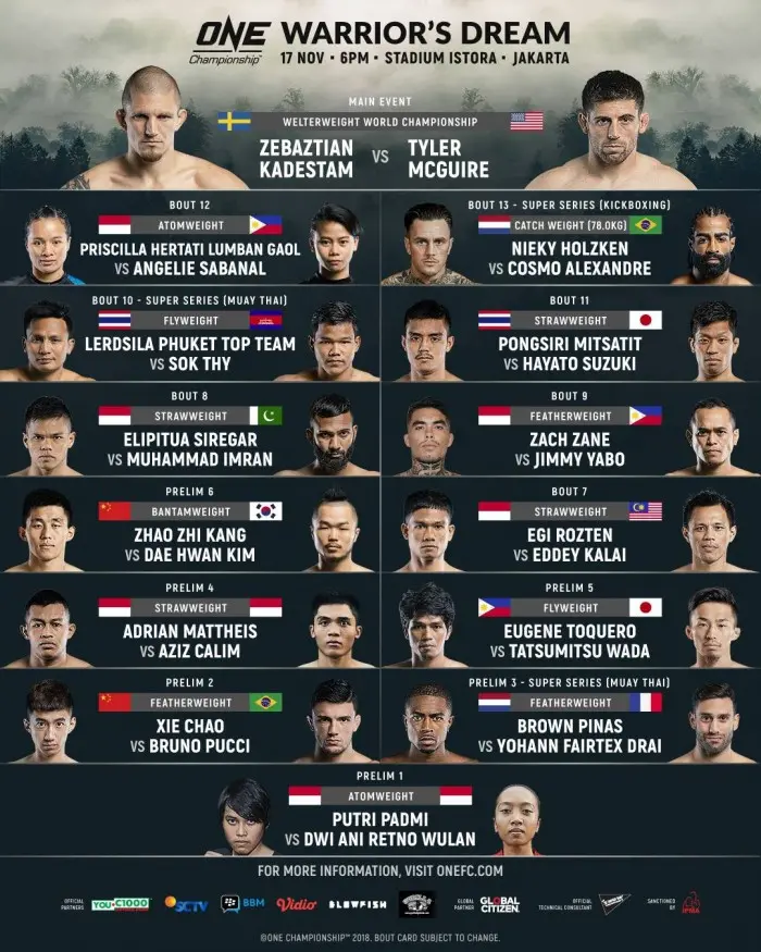 ONE - Warrior’s Dream poster