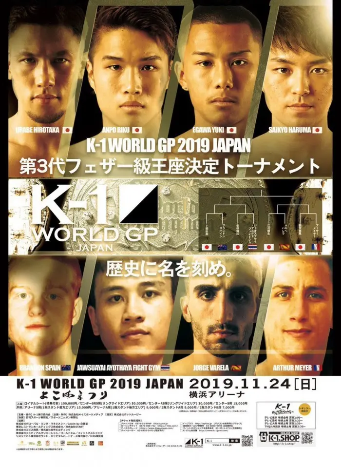 K-1 World GP 2019 Japan poster
