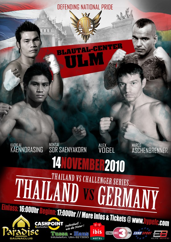 Thailand VS Germany poster