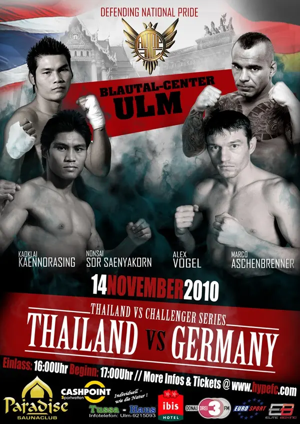 Thailand VS Germany poster
