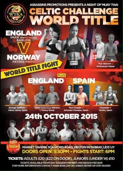 Celtic Challenge World Title poster