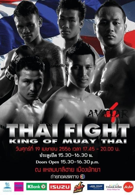 THAI FIGHT 2013: Pattaya poster