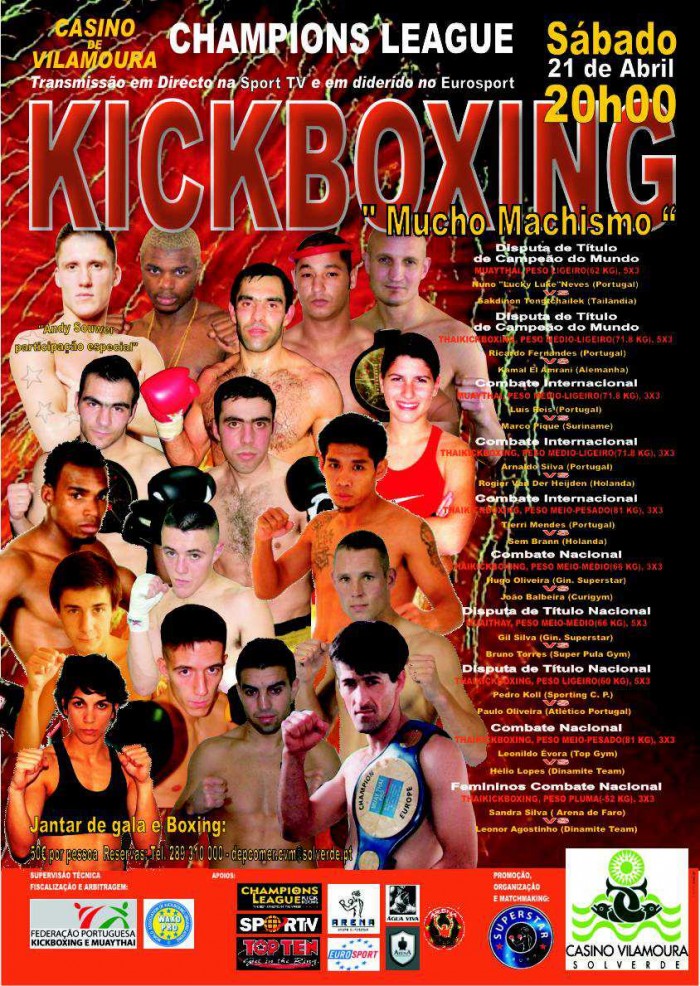 Kickboxing "Mucho Machismo" poster