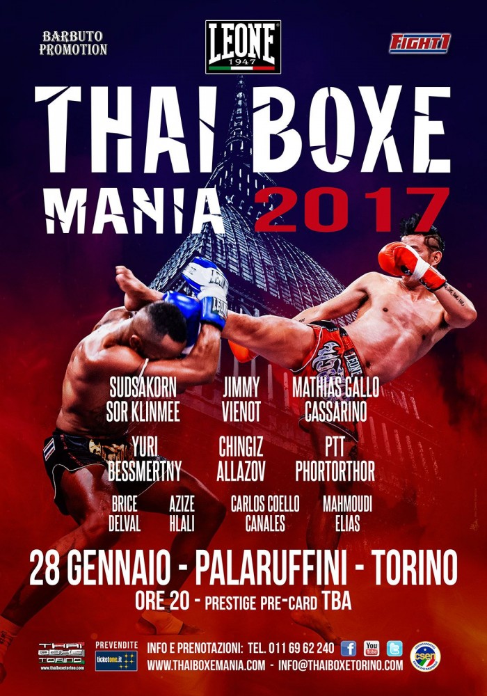 Thai Boxe Mania 2017 poster