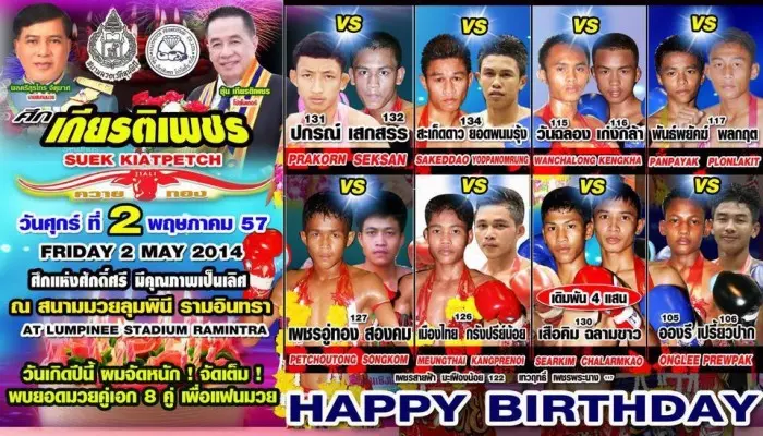 Suek Kiatpetch (Lumpinee) poster
