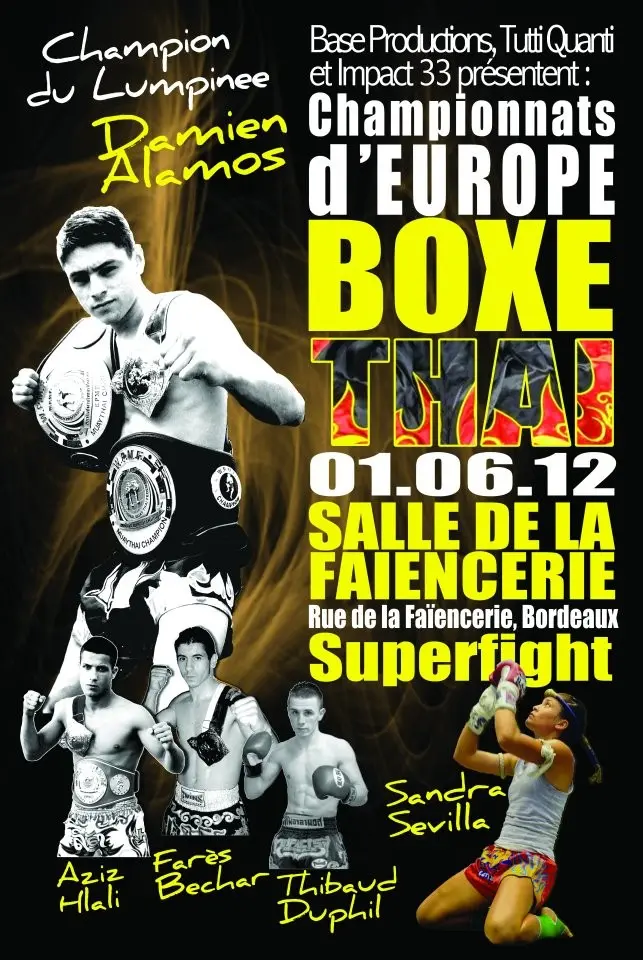 Impacts Fight Night: championnats d'Europe WBC poster