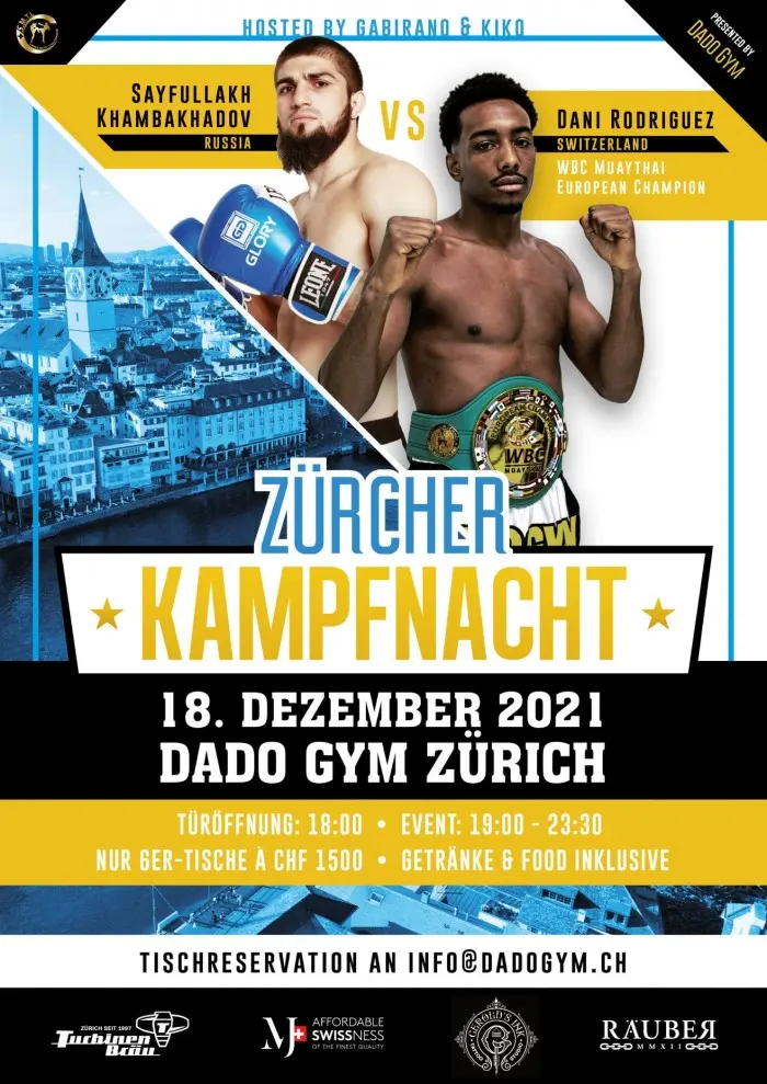 Zurcher Kampfnacht poster