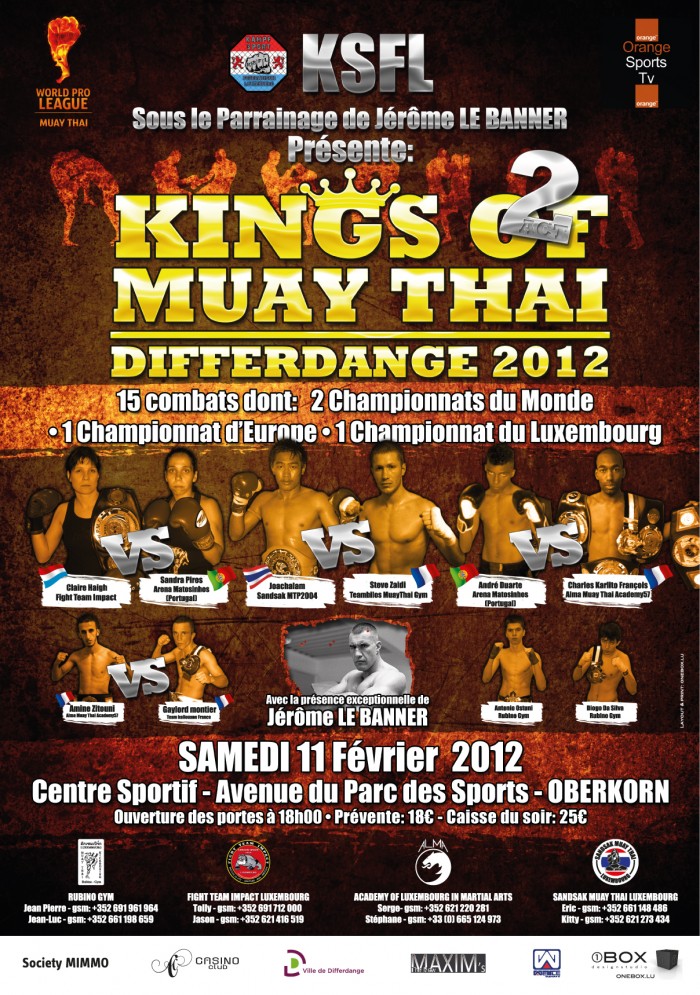 Kings of Muay Thai 2: Differdange 2012 poster