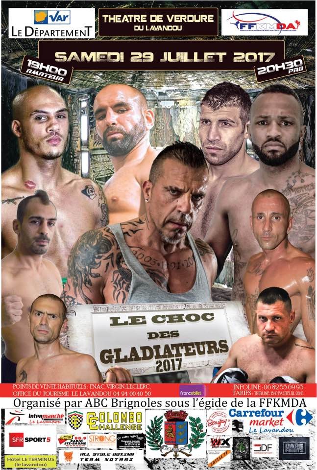 Le Choc Des Gladiateurs 2017 poster