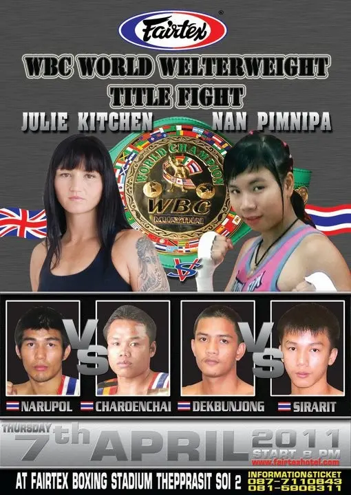 WBC World Welterweight Title Fight poster