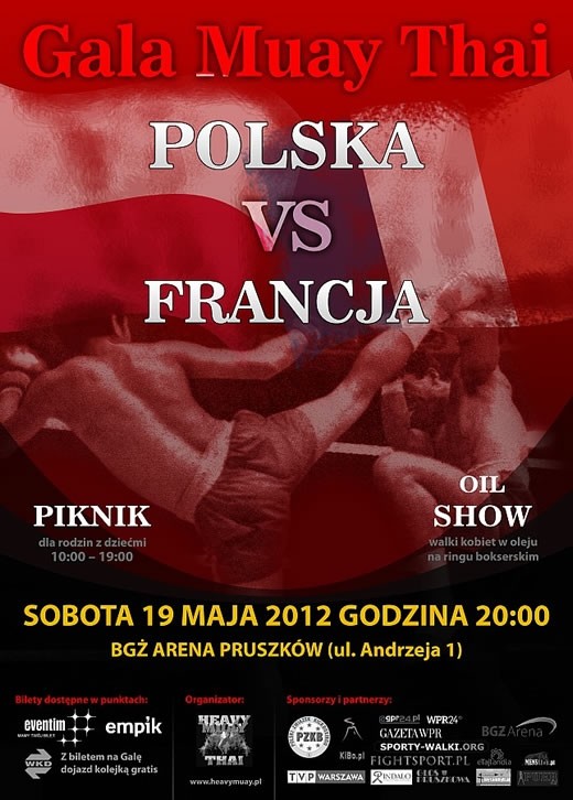 Gala Muay Thai - Polska vs Francja poster