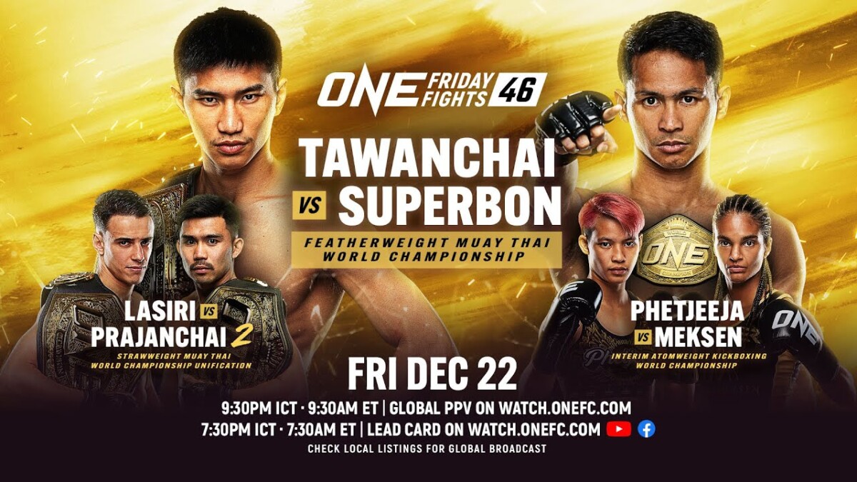 ONE Friday Fights 46 poster