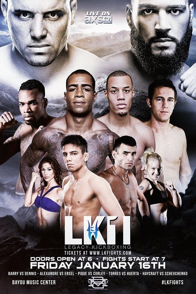 Legacy Kickboxing 1 poster