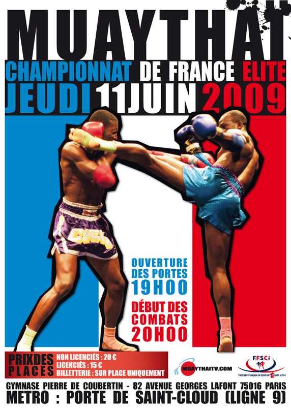 Championnat de France de Muaythai Classe A poster