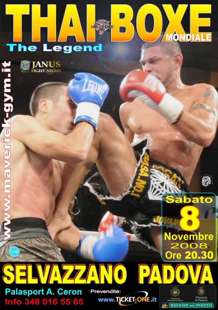 Janus Fight Night "the Legend" poster