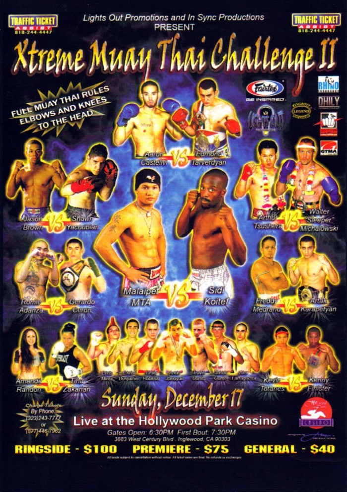Xtream Muay Thai Challenge II poster