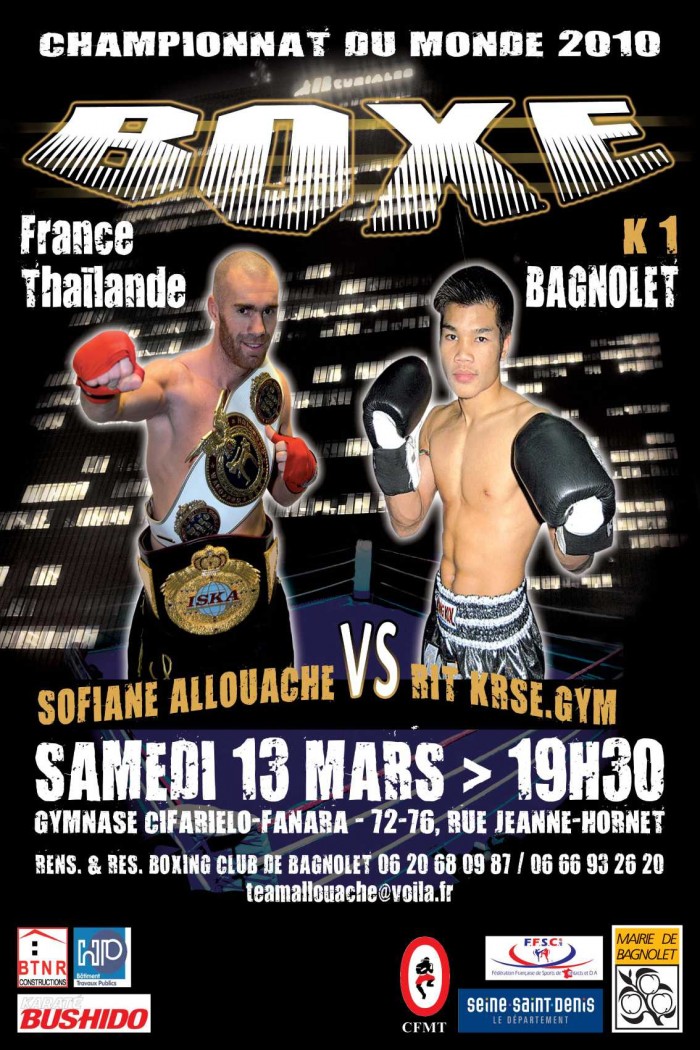 France VS Thaïlande poster