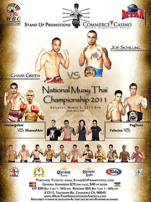 National Muay Thai Championship 2011 poster