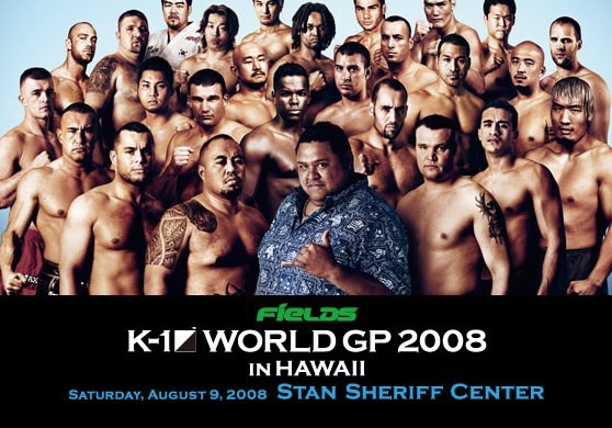 K-1 world GP 2008 in Hawaii poster