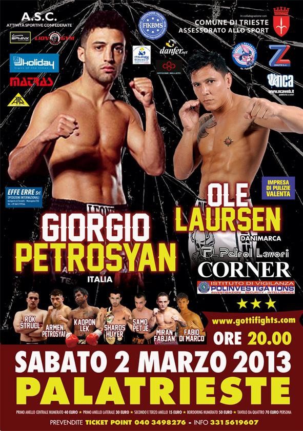 Giorgio Petrosyan vs Ole Laursen poster