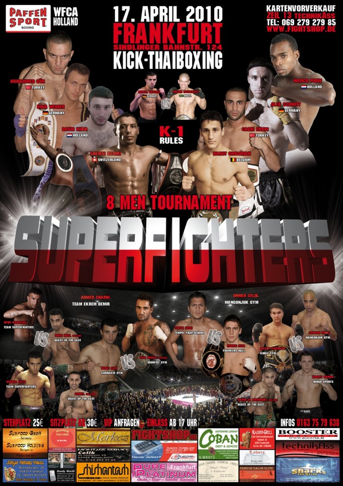 8 Men Tournament Superfighters poster