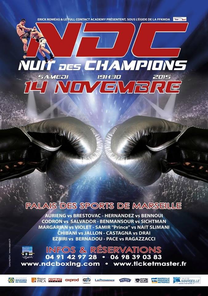 Nuit des Champions 2015 poster