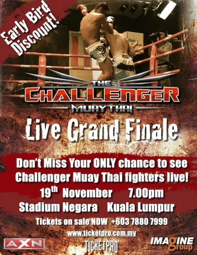 The Challenger Muay Thai, Finals poster