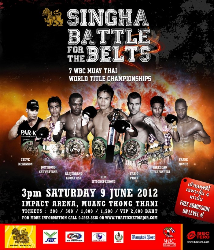 Singha Battle For The Belts poster
