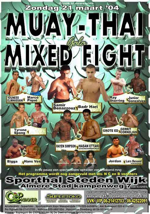 Muay-Thai Mixed Fight poster