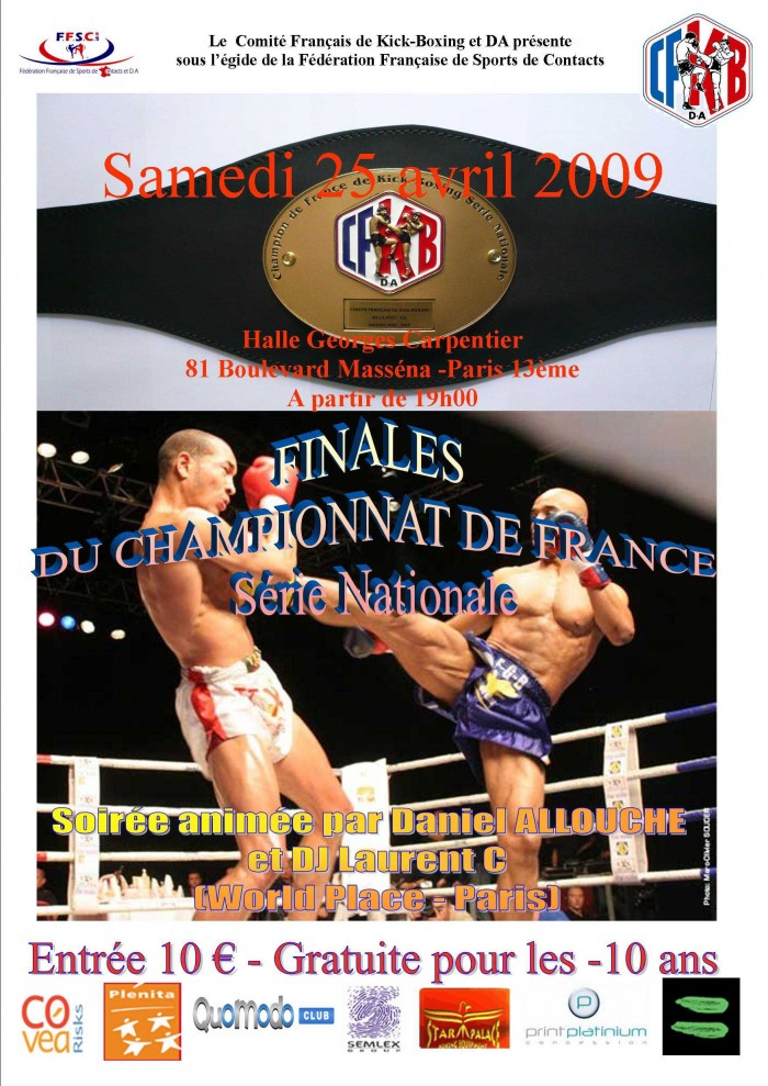 Finales du Championnat de France de Kickboxing poster