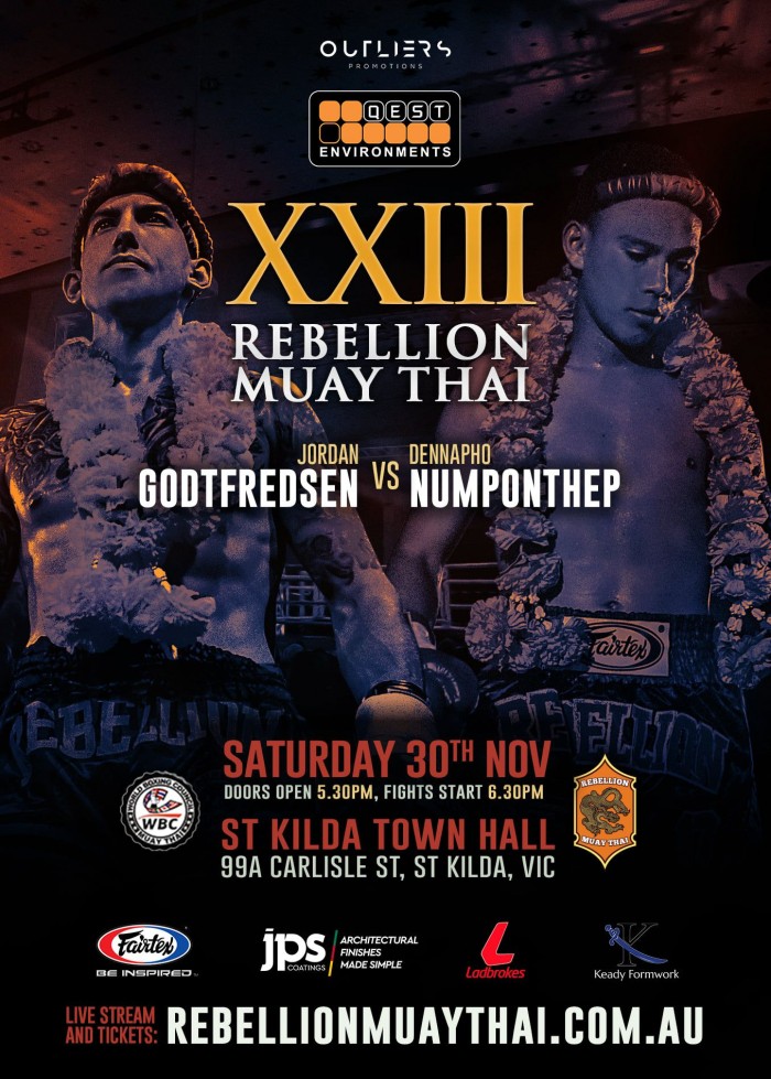 Rebellion Muaythai 23 poster