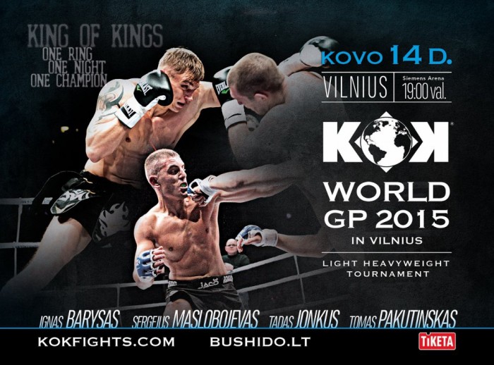 KOK World GP 2015 In Vilnius poster