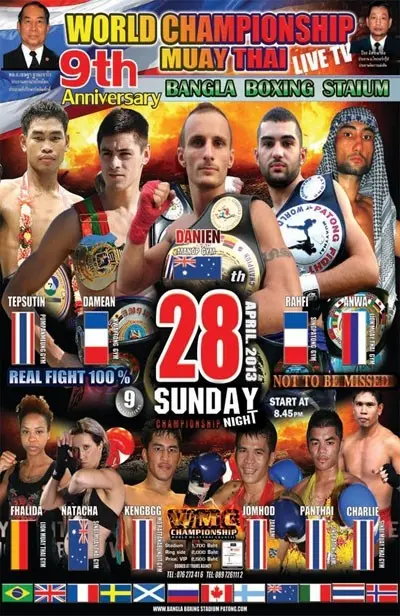 9th Anniversary Bangla Boxing Stadium poster