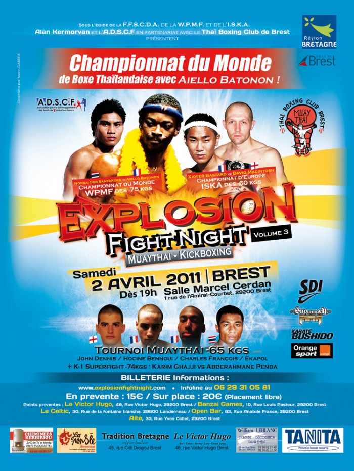 Explosion Fight Night Vol.3 poster