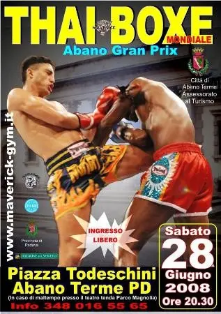 Thai Boxe Abano Gran Prix poster