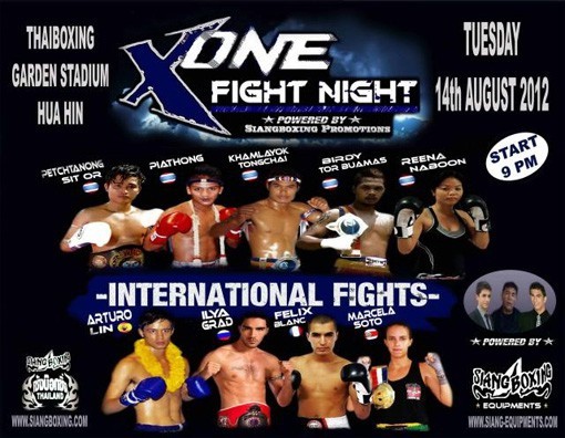 X-One Fight Night poster